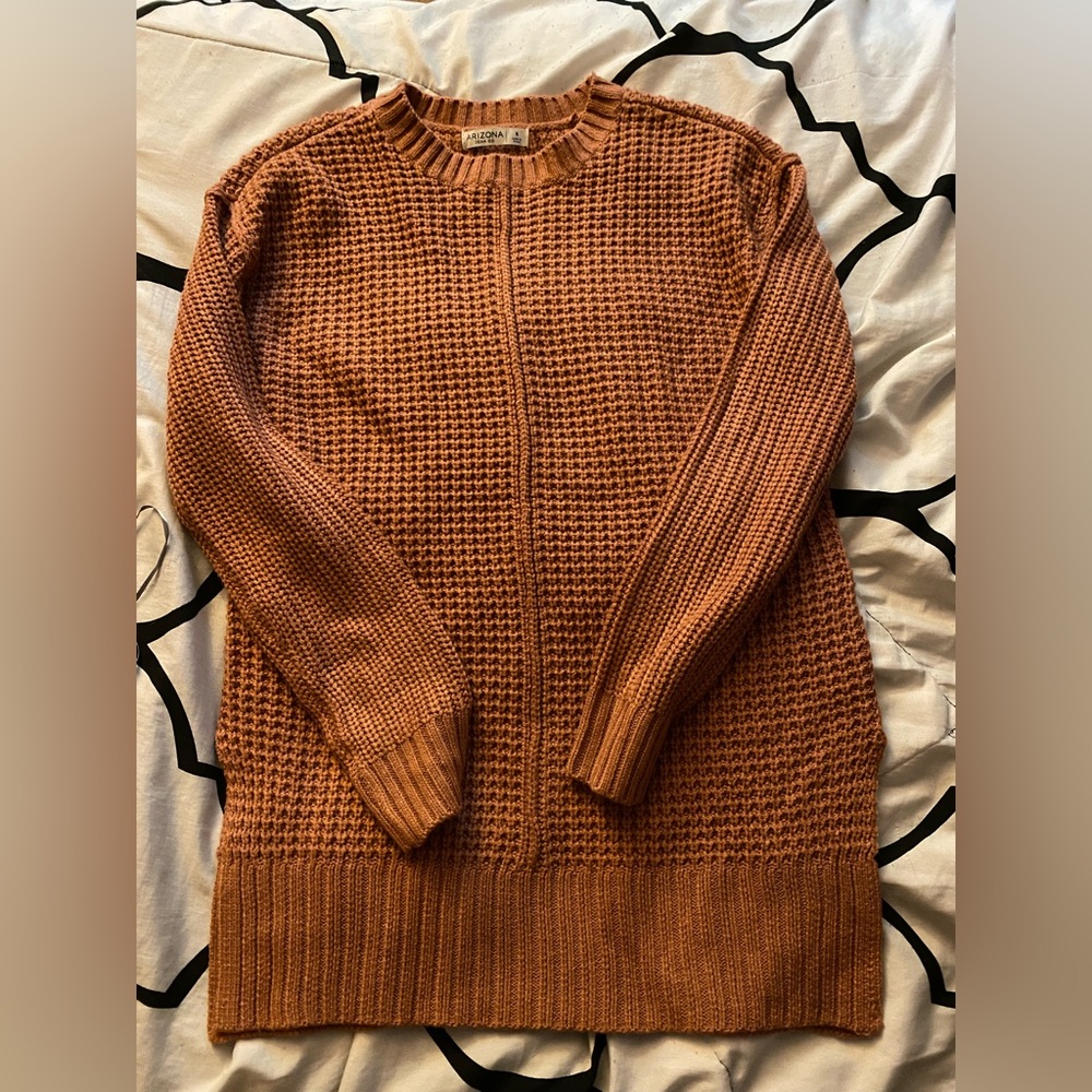 Waffle sweater. New
